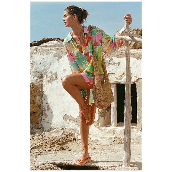 Nwt Spell & The Gypsy Spell Plus Size Margi Hour Shirt Dress XXL - Picture 3 of 8